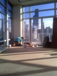 Natural floor underlayment plywood installation 773-366-1958 World Flooring & More 4