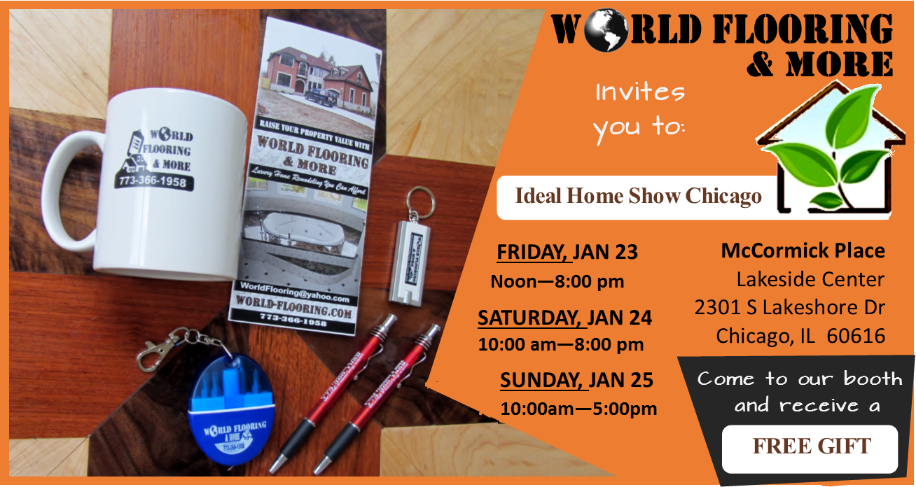 World Flooring More Co At The Ideal Home Show In Chicago In