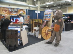 mascot at The Ideal Home Show Chicago