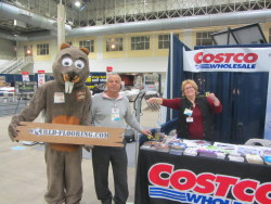 Costco friends with beaver mascot