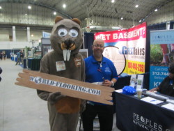 People's Gas with beaver mascot