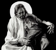 Confession to Jesus pencil drawing