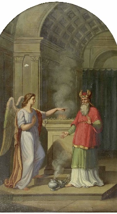 Zacharias and the angel Gabriel