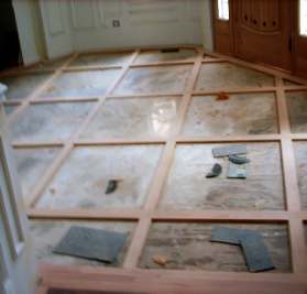 Combination Flooring, Tile And Wood Floor Combination Pattern